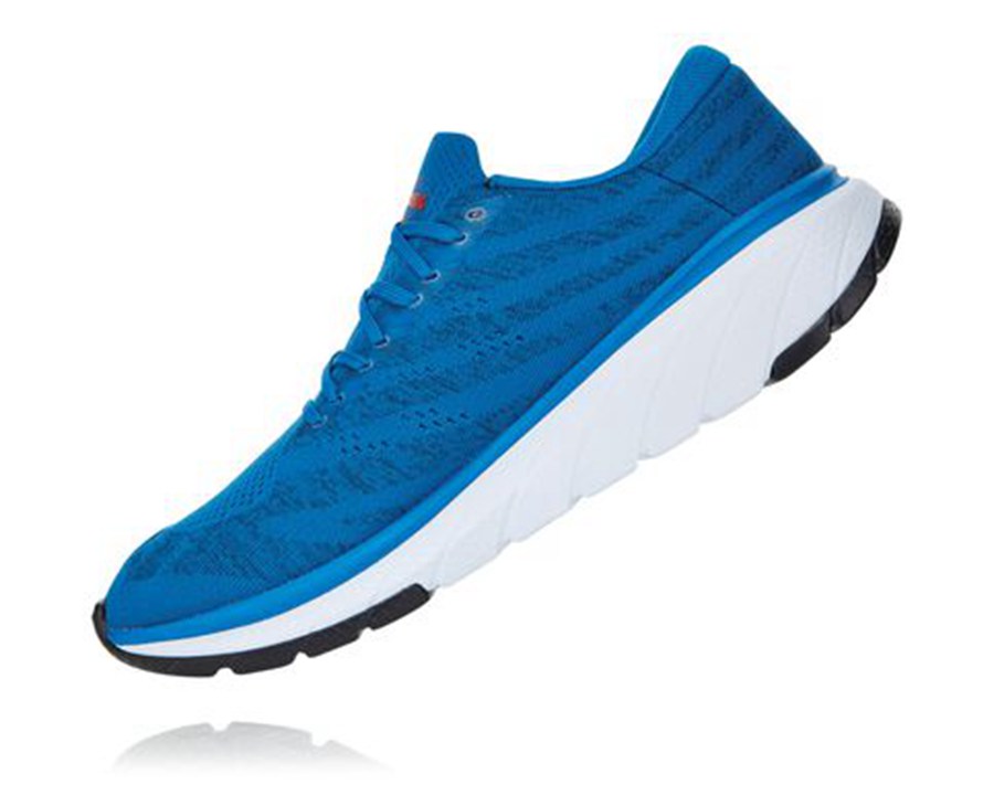 Hoka One One Running Shoes Mens Blue - Cavu 3 - 60431PMUZ